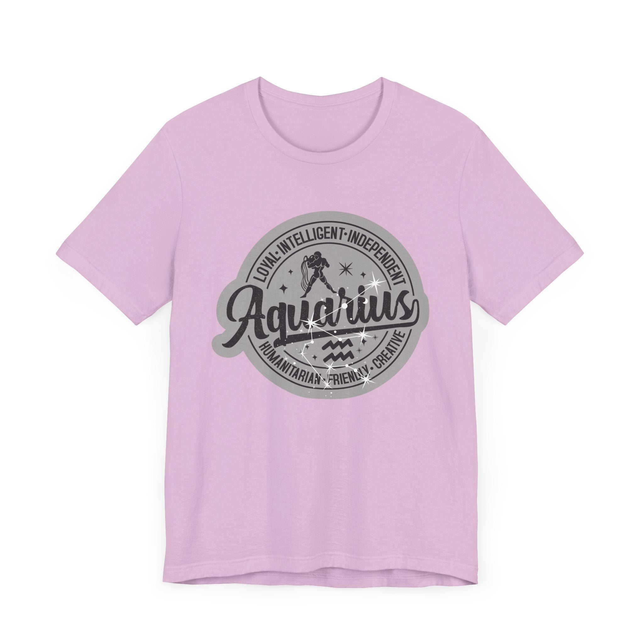 Aquarius Zodiac Unisex Casual Classic Jersey Short Sleeve Tee